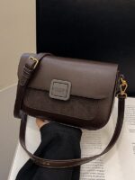 Cross-Border Elegant Women's Shoulder Bag Women's Bag New Popular Hot Style Small Square Bag Retro High-End