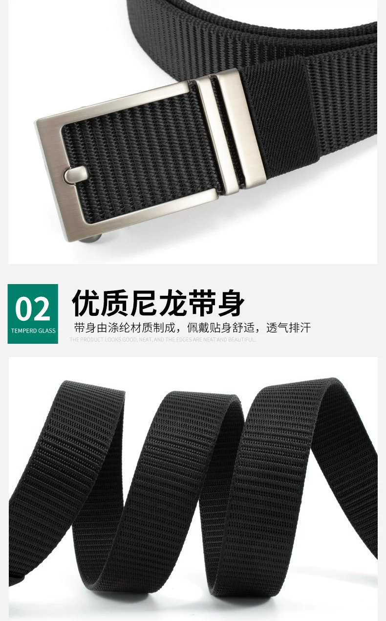 Student Canvas Belt Punch-free Alloy Toothless Automatic Buckle Belt Casual Trendy All-match Men's Belt 6 O1CN01mngUf31CnILBybCMM 1602900125 0 cib