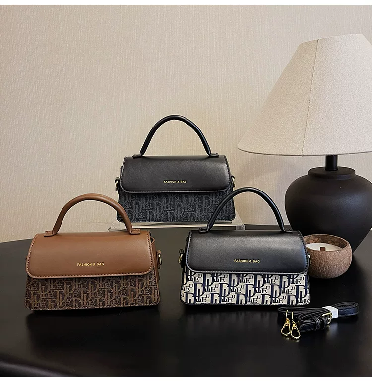 Bags Fashionable Women's Handbags with Stylish Letter Print Shoulder Bags Cross-Border New Casual Simple Crossbody Bags Hot-Selling Women's Bags 19 O1CN01oSfKNc1TAgXB795Dd 2217615692342 0 cib