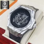 Guberson Tattoo Versatile Men's Watch Waterproof Luminous Calendar Live Broadcast Foreign Trade Hot-Selling  Large Dial
