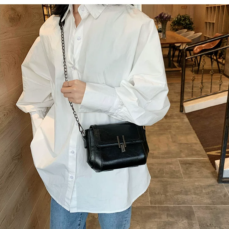 Ins Super Popular Retro Bag Small Bag Women's New Fashionable Korean Style All-match Texturized Crossbody Bag Fashionable Small Square Bag 12 O1CN01qA1m1X2IGDjJCSAr2 2209978749258 0 cib