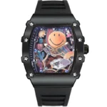 ZIDO Brand Richard High Color Value Fashion Quartz Luminous Waterproof Barrel Watch Men's Business Smiley - Image 5