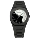 New fashion casual watch men's and women's ultra-thin dial Arabic digital scale waterproof watch foreign trade explosions - Image 5