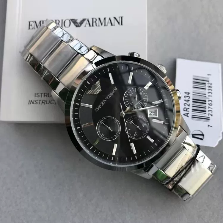 Ama Pointer three-eye multifunctional business factory wholesale quartz watch fine steel band quartz watch men 1 undefined