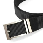 Student Canvas Belt Punch-free Alloy Toothless Automatic Buckle Belt Casual Trendy All-match Men's Belt - Image 3
