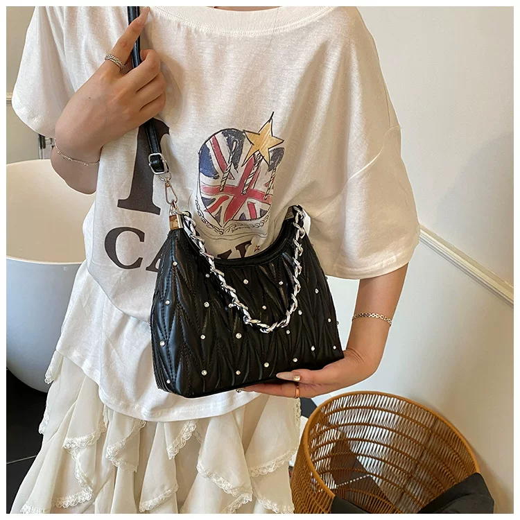 Small Fragrant Style Rhombus Chain Armpit Bag for Women New Summer Fashion Shoulder Bag Versatile 15 O1CN011nTZY21yV4Mx2ki9j 2212088006583 0 cib