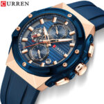Curren Karin 8462 Men's Watch Calendar Men's Watch Six-pin Tape Quartz Watch Fashion Running Seconds