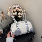 Casual Western Style Handheld Bowling Bag Women's  New Arrival Fashionable Retro Pillow Bag All-match Shoulder Bag - Image 3