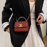 Light Luxury Quilted Women's Bag New Mini Armpit Bag Chain Fashion Shoulder Crossbody Bag Handbag Small Square Bag - Image 2