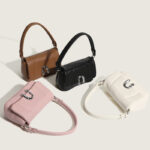 Super Hot High-End Armpit Bag Zhao Lusi's Same Niche Shoulder Bag Quilted Women's Bag Hand-Held Flower Roll Bag - Image 4