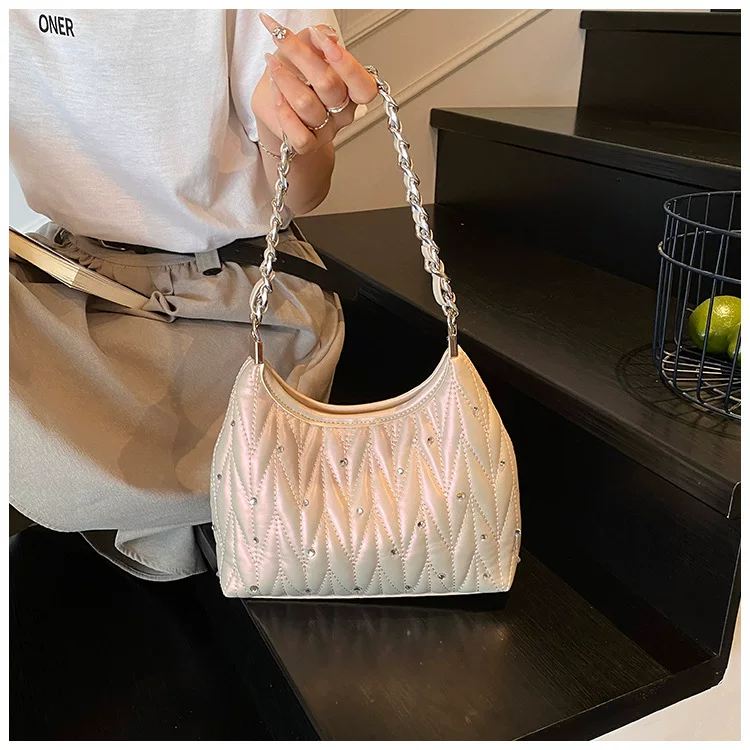 Small Fragrant Style Rhombus Chain Armpit Bag for Women New Summer Fashion Shoulder Bag Versatile 41 O1CN01LMDnpj1yV4Mwmtrz3 2212088006583 0 cib