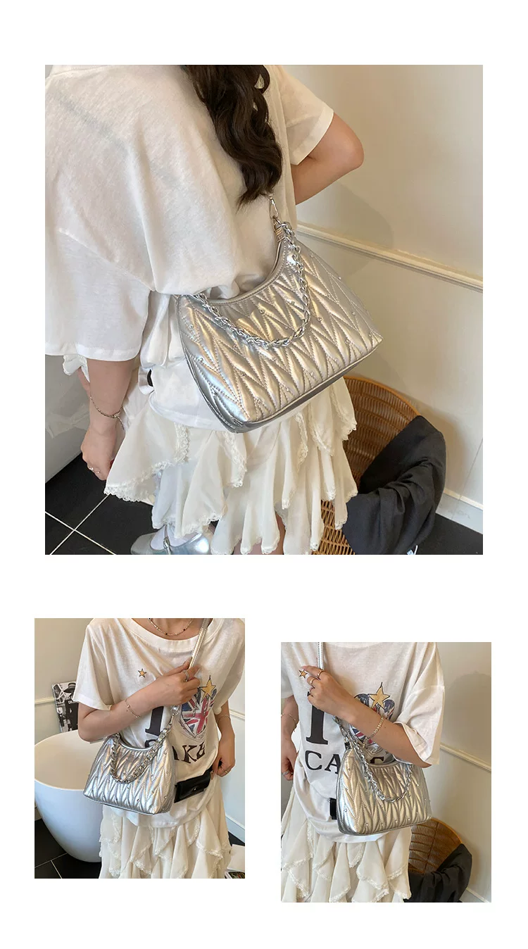 Small Fragrant Style Rhombus Chain Armpit Bag for Women New Summer Fashion Shoulder Bag Versatile 7 O1CN01Ndqez01yV4Mwmubgo 2212088006583 0 cib