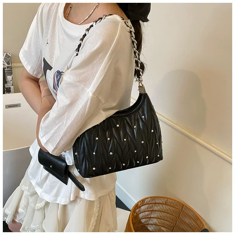 Small Fragrant Style Rhombus Chain Armpit Bag for Women New Summer Fashion Shoulder Bag Versatile 22 O1CN01Sm5jdl1yV4Mxis3F5 2212088006583 0 cib