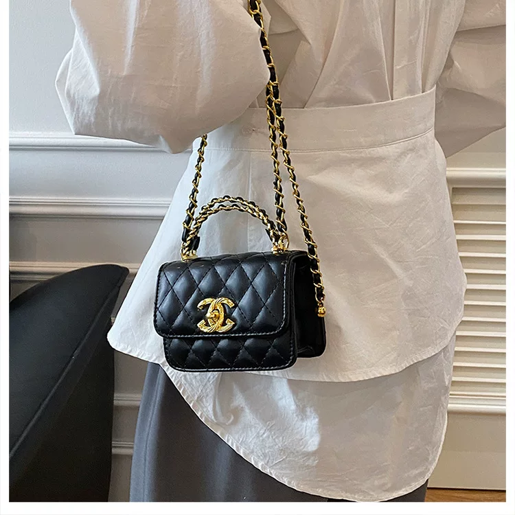 Light Luxury Quilted Women's Bag New Mini Armpit Bag Chain Fashion Shoulder Crossbody Bag Handbag Small Square Bag 25 O1CN01Spm4NO1q1HfsyRjw7 2219787655435 0 cib