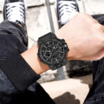 New Sports Watch Men's Fashion Large Dial Multifunctional Waterproof Student Fashion Wholesale Men's Electronic Watch - Image 2