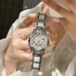 women's new explosive ceramic automatic movement quartz watch fashion waterproof watch