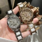 women's new explosive ceramic automatic movement quartz watch fashion waterproof watch - Image 4