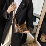 High-grade Maillard Handbag Women's  Autumn Fashion New Fashion All-match Shoulder Crossbody Bag - Image 3