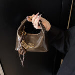 High-grade Maillard Handbag Women's  Autumn Fashion New Fashion All-match Shoulder Crossbody Bag