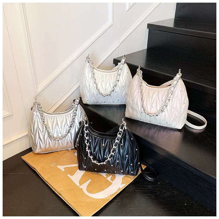 Small Fragrant Style Rhombus Chain Armpit Bag for Women New Summer Fashion Shoulder Bag Versatile 1 O1CN01nO4bly1yV4MxhnUb6 2212088006583 0 cib