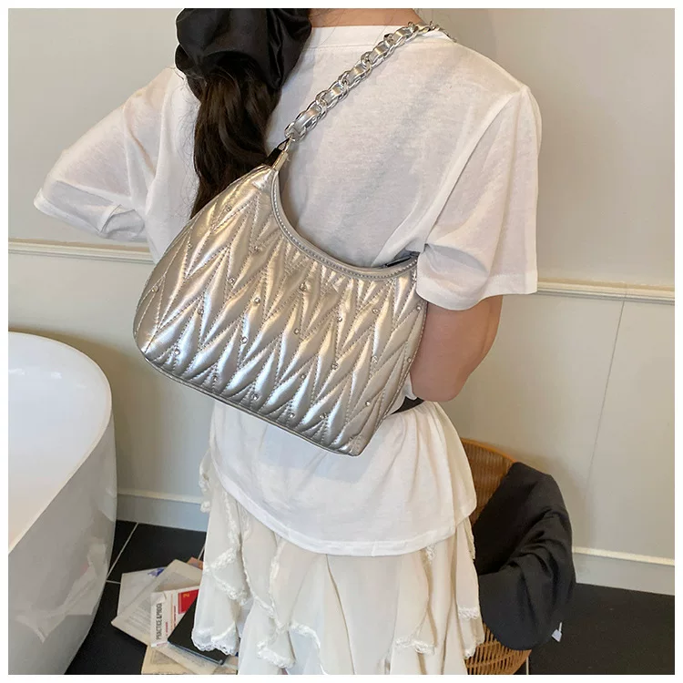 Small Fragrant Style Rhombus Chain Armpit Bag for Women New Summer Fashion Shoulder Bag Versatile 31 O1CN01q0wDZz1yV4MwmvXsx 2212088006583 0 cib