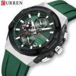 Curren Karin 8462 Men's Watch Calendar Men's Watch Six-pin Tape Quartz Watch Fashion Running Seconds - Image 4