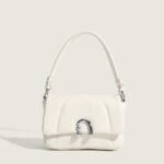Super Hot High-End Armpit Bag Zhao Lusi's Same Niche Shoulder Bag Quilted Women's Bag Hand-Held Flower Roll Bag - Image 2