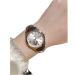 Fa Xena New Fashion Light Luxury Love Heart Peach Watch Women's Tiktok Explosion Belt Waterproof Women's Watch Quartz Wrist Watch - Image 5