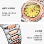 POEDAGAR/Baidaga Brand Small Quartz Watch Women's Ultra-thin Steel Band Square Waterproof Watch 708 - Image 2
