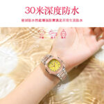 POEDAGAR/Baidaga Brand Small Quartz Watch Women's Ultra-thin Steel Band Square Waterproof Watch 708 - Image 4