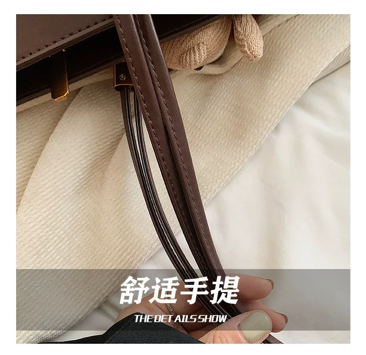 High-End Texture Retro Bag for Women New Large-Capacity Shoulder Commuter Bag Fashionable Personalized Tote Bag Cross-Border 10 O1CN01E8fchl1EyrjYBXFtS 2216767400421 0 cib