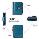 Ready Stock Wholesale Women's Wallet Short Korean Style Fashion Buckle Clutch Bag Girls Coin Bag Multi-Function Card Holder - Image 5