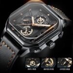 Guberson Square Black Warrior Men's Watch Sports Waterproof Luminous Calendar Export Direct Shipping Luminous Waterproof - Image 4