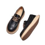 Autumn New Arrival Versatile Comfortable Soft-Soled Breathable Casual Leather Shoes Thick-Soled Trendy Men's Shoes - Image 5