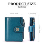 Ready Stock Wholesale Women's Wallet Short Korean Style Fashion Buckle Clutch Bag Girls Coin Bag Multi-Function Card Holder - Image 2
