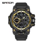 New Sports Watch Men's Fashion Large Dial Multifunctional Waterproof Student Fashion Wholesale Men's Electronic Watch