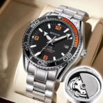 Haima 600 Fully Automatic Fake Mechanical Cut Out Watch Men's Luminous Calendar Waterproof - Image 2