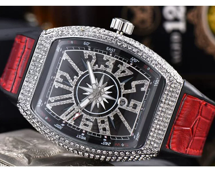 New Barrel-Shaped Yacht Quartz Watch Frank Casual Diamond-Encrusted Aliexpress Best-Selling Baby's Breath Waterproof Watch 8 O1CN01cOb3r12EOEHWCs1QT 2219414928734 0 cib