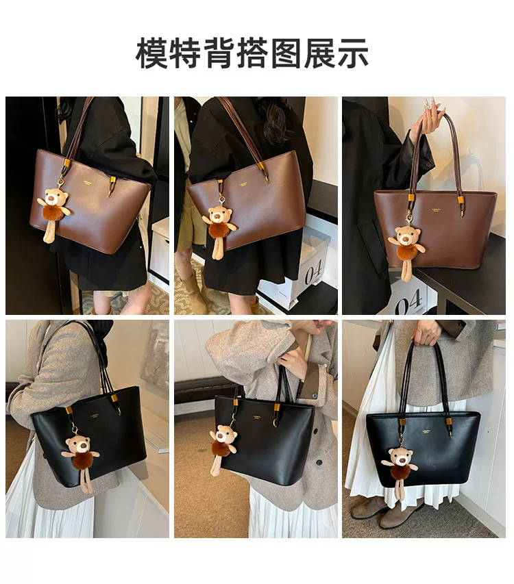 High-End Texture Retro Bag for Women New Large-Capacity Shoulder Commuter Bag Fashionable Personalized Tote Bag Cross-Border 2 O1CN01cYyR6h1Eyrjc9JBfp 2216767400421 0 cib