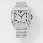 Foreign trade explosions luxury full diamond watch ladies diamond strap classic Roman literal fashion atmosphere watch wholesale