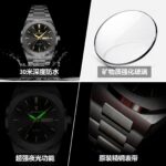Poedagar Luxury High-End Men's Watch Waterproof Luminous Dual Calendar Quartz Watch Live Broadcast Export Popular Watch - Image 4