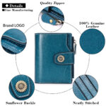 Ready Stock Wholesale Women's Wallet Short Korean Style Fashion Buckle Clutch Bag Girls Coin Bag Multi-Function Card Holder - Image 4