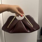 European and American Retro Cloud Bag for Women, Pu Hand-Held Evening Bag, Amazon Exquisite Fashion Storage Pleated Bag - Image 4
