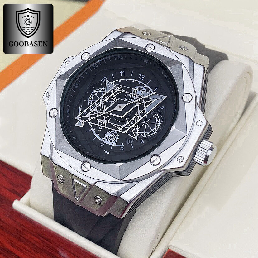 O1CN01oaQ3MJ1nA2IU48Dvk_2216237765048-0-cib.jpg Guberson Tattoo Versatile Men's Watch Waterproof Luminous Calendar Live Broadcast Foreign Trade Hot-Selling Dropshipping Large Dial - Image 1
