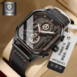 Guberson Square Black Warrior Men's Watch Sports Waterproof Luminous Calendar Export Direct Shipping Luminous Waterproof - Image 2