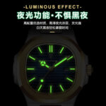 POEDAGAR/Baodaqa New Square Plate Calendar Couple Steel Belt Foreign Trade Casual Fashion Sports Quartz Watch 789 - Image 2