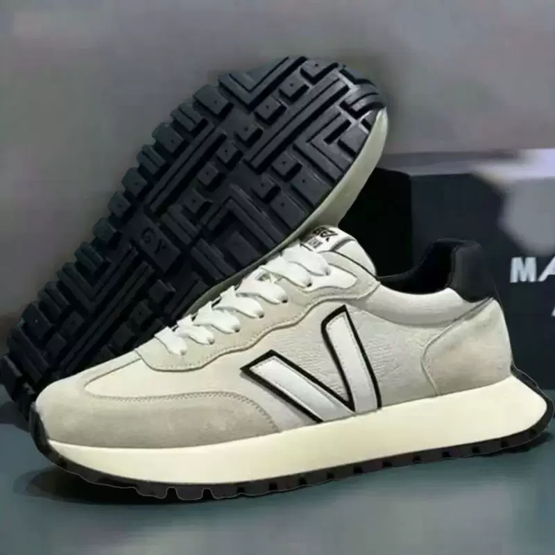 Comfortable Leather Popular Thick-Soled Shoes, Casual Shoes, Lace-Up Sports Shoes, Low-Cut Sneakers, Korean Style Shoes 4 O1CN01xyWGnB1KQPhd4Dv4b 2215831901158 0 cib