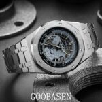 Guberson's Popular Back-Transparent Imitation Mechanical Men's Watch Waterproof Luminous - Image 4