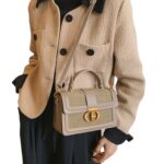 Retro Satchel Small Square Bag, New Autum Style, High-End Texture, Niche Design, Western Style, Accessible Luxury, Single Shoulder Cross-Body Bag - Image 5