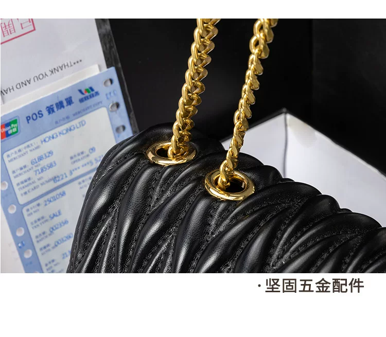 New Style Pleated Armpit Cloud Chain Bag Fashionable Versatile Accessible Luxury Genuine Leather Shoulder Crossbody Small Bag 23 O1CN012YbDwO1RxZhIvThy1 2219750442178 0 cib